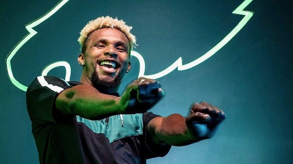 James LeGette has been a part of the 32-member Philadelphia Eagles cheerleading squad since 2021.