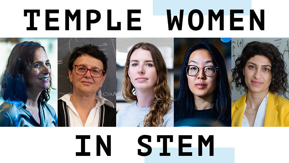 faculty members Martha Constantinou, Carol Manhart, Julie Drzymalski, Karin Wang and Irina Mitrea