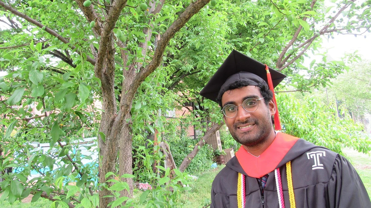 Jag Gummadi has always loved gardening. At Temple, he found a community of peers who shared his passion.